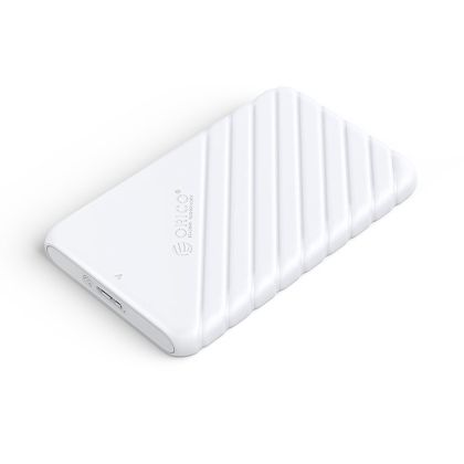 Orico Storage - Case - 2.5 inch USB3.0 WHITE - 25PW1-U3-WH