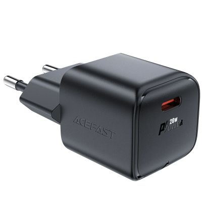 Acefast Charger Wall GaN PD20W - A73 Mini - USB-C x 1, Black