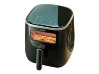 PHILIPS Airfryer 5.6L 1700W fereastră de vizualizare NutriU App negru