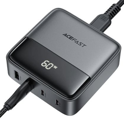 Acefast Desktop Wall Charger PD65W GaN Z6, USB-C x 2, USB-A x 2