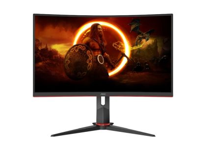 Монитор AOC C27G2Z3/BK, 27" Curved 1500R VA WLED, 1920x1080@280Hz, 1ms GtG, 0.5MPRT, 300cd m/2, 4000:1, 80M:1 DCR, Adaptive Sync, FlickerFree, Blue Light tech. Soft., Tilt, Height Adjust, Swivel, 2xHDMI, DP