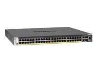 NETGEAR M4300-52G-PoE+ 550W PSU Stackable Managed Switch with 48x1G PoE+ + 4x10G incl. 2x10GBASE-T and 2xSFP+ Layer 3