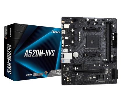 ASROCK A520M-HVS /AM4