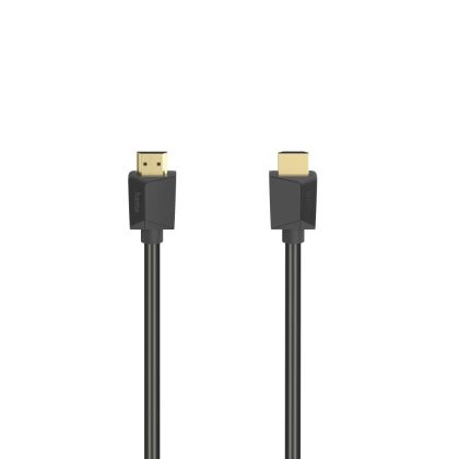 HAMA Yüksek Hızlı Kablo, HDMI erkek - HDMI erkek, 8K, 48 GB/s, Ethernet, 1 m, Posl. konektörler, Siyah