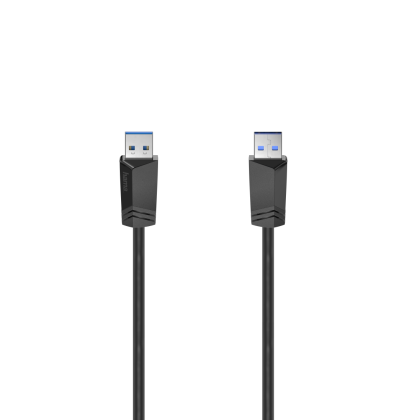 Cablu USB 3.0 HAMA, USB-A tată - USB-A tată, 1,5 m, 5Gbit/s, ecranat