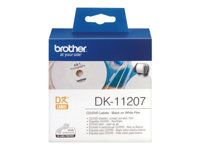 BROTHER P-Touch DK-11207 CD / DVD decupat film film diametru 58mm 100 etichete