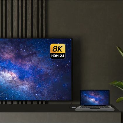 Unitek Адаптер Adapter USB-C M / HDMI 2.1 F - 8K, 120Hz, Aluminium - V1416B