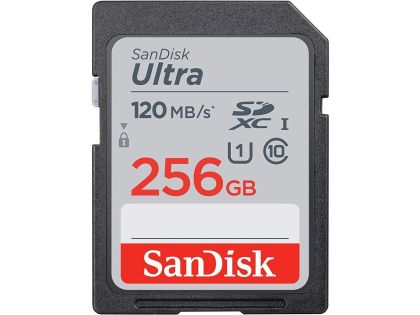 Карта памет SANDISK Ultra SDXC, 256GB, Class 10, U1, 120 Mb/s