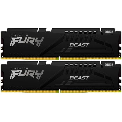 Kingston 64 GB 6000 MT/s DDR5 CL30 DIMM (Kit de 2) FURY Beast Black XMP, EAN: 740617343380