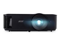 Proiector multimedia Acer Projector X1128H, DLP, SVGA (800x600), 4800Lm, 20.000:1, 3D ready, 40 grade Auto keystone, ACpower on, HDMI, VGA, RCA, USB (Tip A, 5V/1.5A), Audio in , 1x3W, 2,7 kg, negru