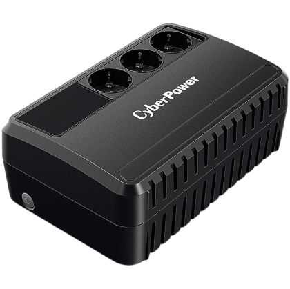 CyberPower UPS с AVR, 650VA/360W, Line-Interactive, 3x Schuko, Runtime at 90W ( min ):18, Surge and Spike protection; GreenPower UPS; BU650EG