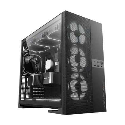 Geometric Future кутия Case EATX - Model 5 Vent Black - 5 x 140 mm aRGB fans included