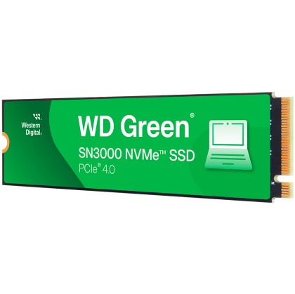 SSD WD Green SN3000 NVMe (M.2 2280, 1TB, PCIe Gen4x4) BULK PACK (216 UNITS)