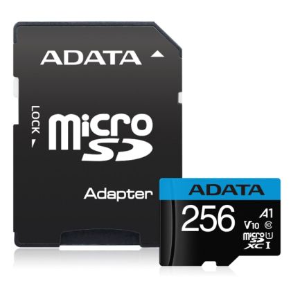 Памет ADATA 256GB MicroSDXC UHS-I CLASS 10 (with adapter)