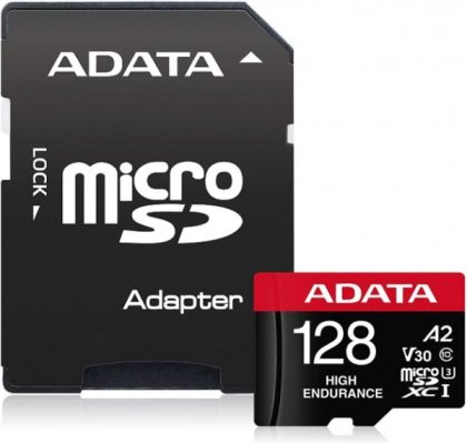 Памет ADATA 128GB MicroSDXC UHS-I U3 V30S High (with adapter)