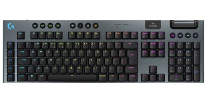 Клавиатура Logitech G915 X LIGHTSPEED Low-Profile Wireless Gaming Keyboard - Black US International Clicky