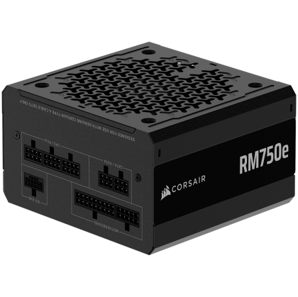 Corsair 2025 RMe Series, RM750e, 750 Watt, ATX 3.1, PCIe 5.1, Cybenetics GOLD Certified, Fully Modular Power Supply