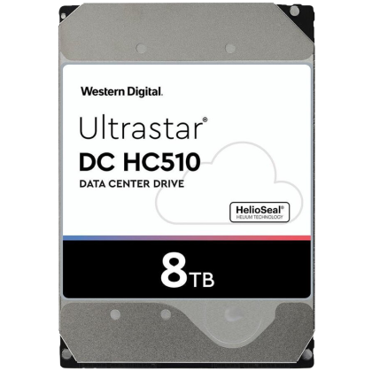 Western Digital Ultrastar DC HDD Server HE10 (3.5’’, 8TB, 256MB, 7200 RPM, SATA 6Gb/s, 512E SE) SKU: 0F27612/0F27457