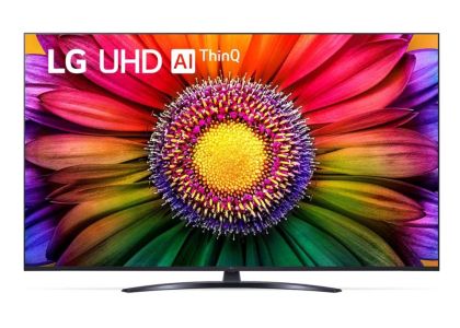 Televizor LG 55UR81003LJ, 55 inchi 4K UltraHD TV 4K (3840 x 2160), DVB-T2/C/S2, webOS 23 Smart TV, ThinQ AI, A5 AI 4K Gen6, WiFi, HDR10 pro, HLG, ALLM/HGiG, 44K , sunet AI, control vocal, HDMI eARC, card rapid, CI, LAN, USB, BT, Cresce