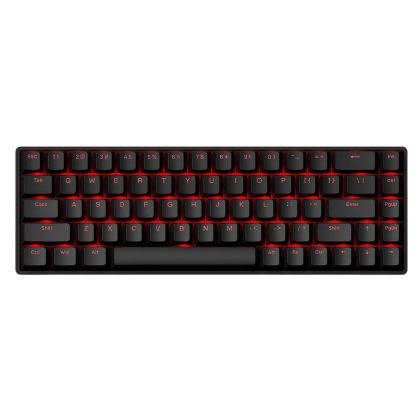 Madlions професионална геймърска механична клавиатура Professional Gaming Mechanical Keyboard FIRE 68 PRO - 8K, Gateron Magnetic Jade Switches, RGB - Black