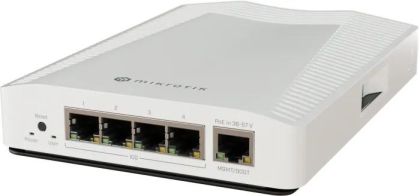 Суич MikroTik -CRS304-4XG-IN, 1 x Gigabit Ethernet ports, 4 x 10G, PoE in:802.3af/at