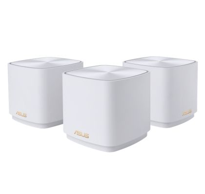 Меш система Asus Mesh WiFi, ZenWiFi XD4 Plus 3PK, AX1800, Dual-Band, coverage up to 446m2, Dual-Core CPU, 128MB/256MB Flash/RAM, Gigabit, AiProtection Classic, Traditional QoS, VPN server/client, IPTV, AiMesh, montare pe perete, White