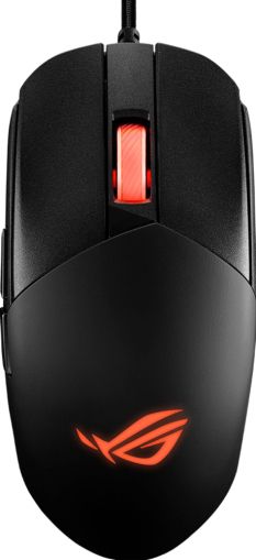 Мишка Asus ROG Strix Impact III Gaming Mouse, Semi-Ambidextrous, Wired, Lightweight, 12000 DPI sensor, 5 programmable buttons, Replaceable switches, Paracord cable, FPS gaming mouse, Black