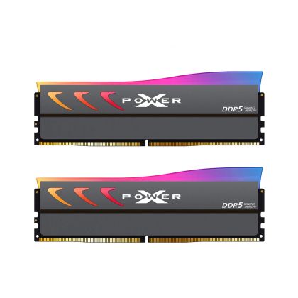 Memory Silicon Power Storm RGB 32GB(2x16GB) DDR5 UDIMM 6000MHz CL36 SP032GXLWU60CFDK