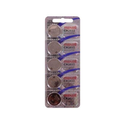 Lithium Button Battery MAXELL CR2032 3V 5pc./5PK/