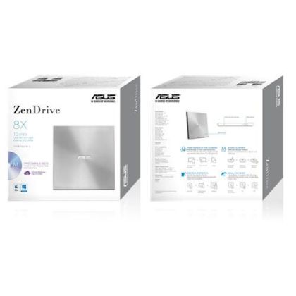 Recorder DVD extern USB ASUS ZenDrive U7M Ultra-subțire, USB 2.0, gri