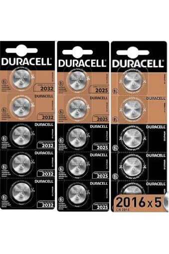 Lithium Button Battery DURACELL  CR2016 3V 5 pcs in blister