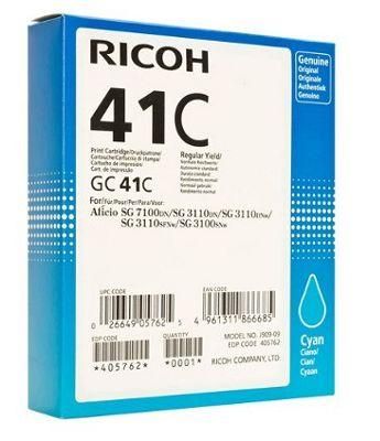 Mürekkep jeli RICOH GC41C, 2200 kopya Camgöbeği