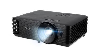 Мултимедиен проектор Acer Projector X1228Hn, DLP, XGA (1024x768), 4800 ANSI Lm, 20 000:1, 3D, Auto keystone, HDMI, VGA in/out, RCA, RS232, Audio in/out, DC Out (5V/1A), RG-45, 3W Speaker, 2.7kg, Black + Acer T82-W01MW 82.5" (16:10) Tripod Screen White