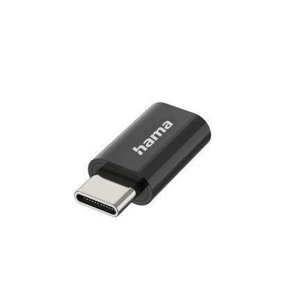 HAMA Адаптер, Micro-USB - USB-C, USB 2.0, OTG, 480 Mbit/s