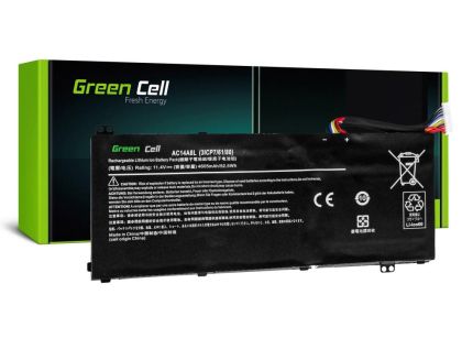 Батерия  за лаптоп GREEN CELL,  Acer Aspire Nitro V15 VN7-571G VN7-572G VN7-591G VN7-592G i V17 VN7-791G VN7-792G AC14A8L, 11.4V, 3800mAh