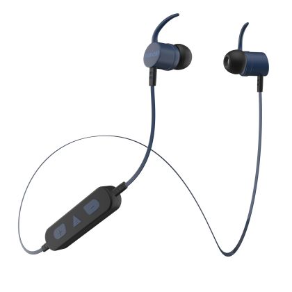 Wireless Bluetooth Headphones ear buds MAXELL BT100 SOLID, Blue
