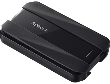 Твърд диск Apacer AC533, 2TB 2.5" SATA HDD USB 3.2 Portable Hard Drive Plastic / Rubber Jet black