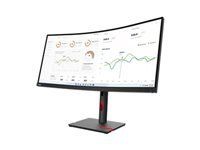 LENOVO ThinkVision T34w-30 34inch VA 3440x1440 21:9 60Hz 350cd/m2 4ms HDMI DP (P)