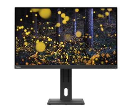 Monitor Lenovo ThinkVision E27q-20E 27" IPS, 16:9, 2560x1440, 4 ms, 1000:1, HDMI, DP, înclinare, pivotare, pivotare, suport pentru reglarea înălțimii