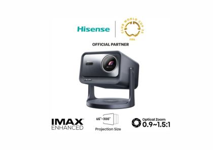 Мултимедиен проектор Hisense C2 Pro Smart mini  Laser Projector, 4K Ultra HD 3840x2160, 2000:1, 2600 lum, 60 Hz, Optical Zoom& Digital Zoom,Dolby Vision, IMAX enhanced,Dolby Vision, HDR10+, HDR10, HLG, 2*10W