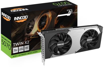 Видео карта Inno3D GeForce RTX 5070 12GB GDDR7 Twin X2