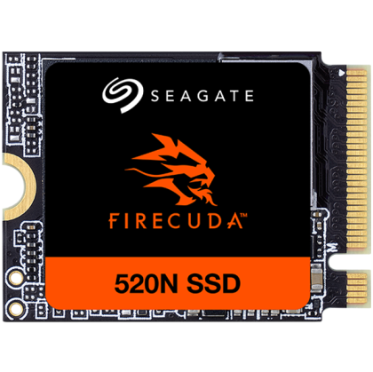 SSD SEAGATE FireCuda 520N 1.024TB M.2 2230-S2 PCIe Gen4 x4 NVMe 1.4, 3D TLC, Read/Write: 4800/4700 MBps, IOPS 800K/900K, Rescue Data Recovery Services 3 ani, TBW: 600