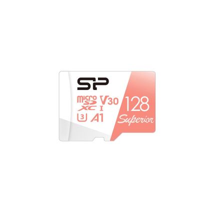 Карта памет Silicon Power Superior 128GB, microSDXC, Class 10, SD Adapter