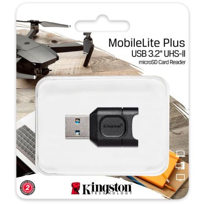 Kingston MobileLite Plus USB3.2 Gen1 microSDHC/SDXC UHS-II Card Reader