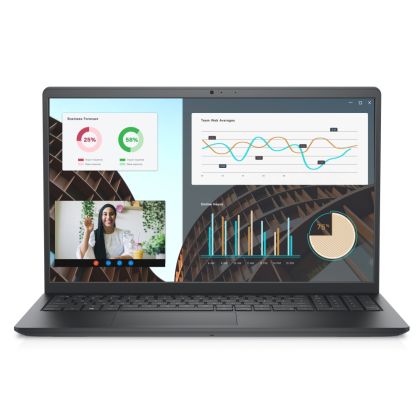 Laptop Dell Vostro 3530, Intel Core i5-1334U (12 MB cache, 10 nuclee, până la 4,6 GHz), 15,6 inchi FHD (1920 x 1080) AG 120 Hz WVA 250 nits, 8 GB (1 x 8 GB) 2666 MHz DDR4 PCI Intel, 5 GB DDR4. , Cameră și microfon FHD, 802.11ac, BG KB, Ubuntu, PS 3Y