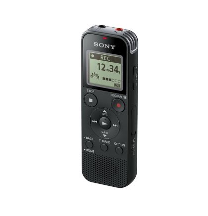 Диктофон Sony ICD-PX470, 4GB, stereo, Memory card slot micro SD, Direct USB, black