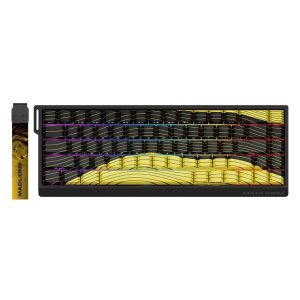 Madlions Professional Gaming Mechanical Keyboard MAD 68 HE Contour Flagship - 8K, Magnetic Amber Pro [Linear]