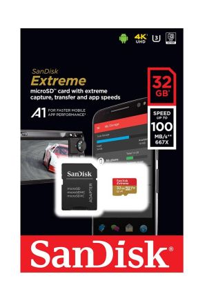 Memory card SANDISK Extreme microSDHC Card, 32GB