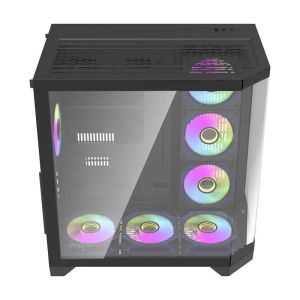 Aigo кутия Case ATX - FT418 PRO Black - 7 x 120 mm A-RGB fans included