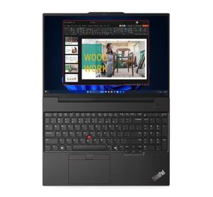 Лаптоп Lenovo ThinkPad E16 G2 Intel Core Ultra 7 155H (up to 4.8GHz, 24MB), 16GB DDR5-5600, 1TB SSD, 16
